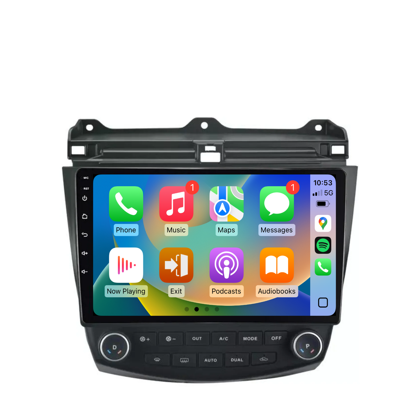 Honda Accord Euro (2003-2007) Plug & Play Head Unit Upgrade Kit: Wireless & Wired Apple CarPlay & Android Auto