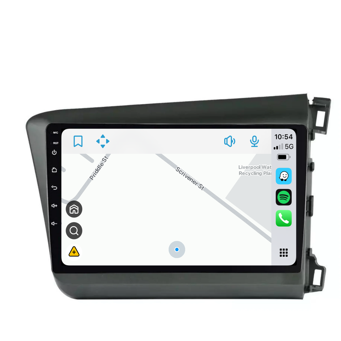 Honda Civic (2012-2015) Plug & Play Head Unit Upgrade Kit: Wireless & Wired Apple CarPlay & Android Auto