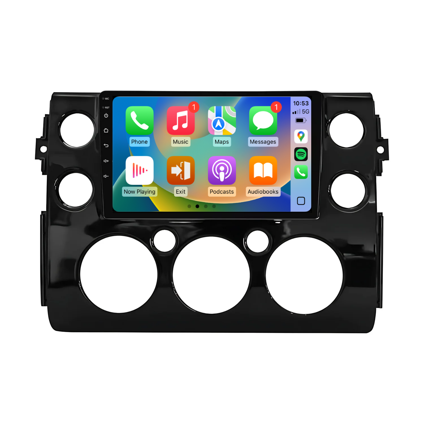 Toyota FJ Cruiser (2012-2016) Plug & Play Head Unit Upgrade Kit: Wireless & Wired Apple CarPlay & Android Auto