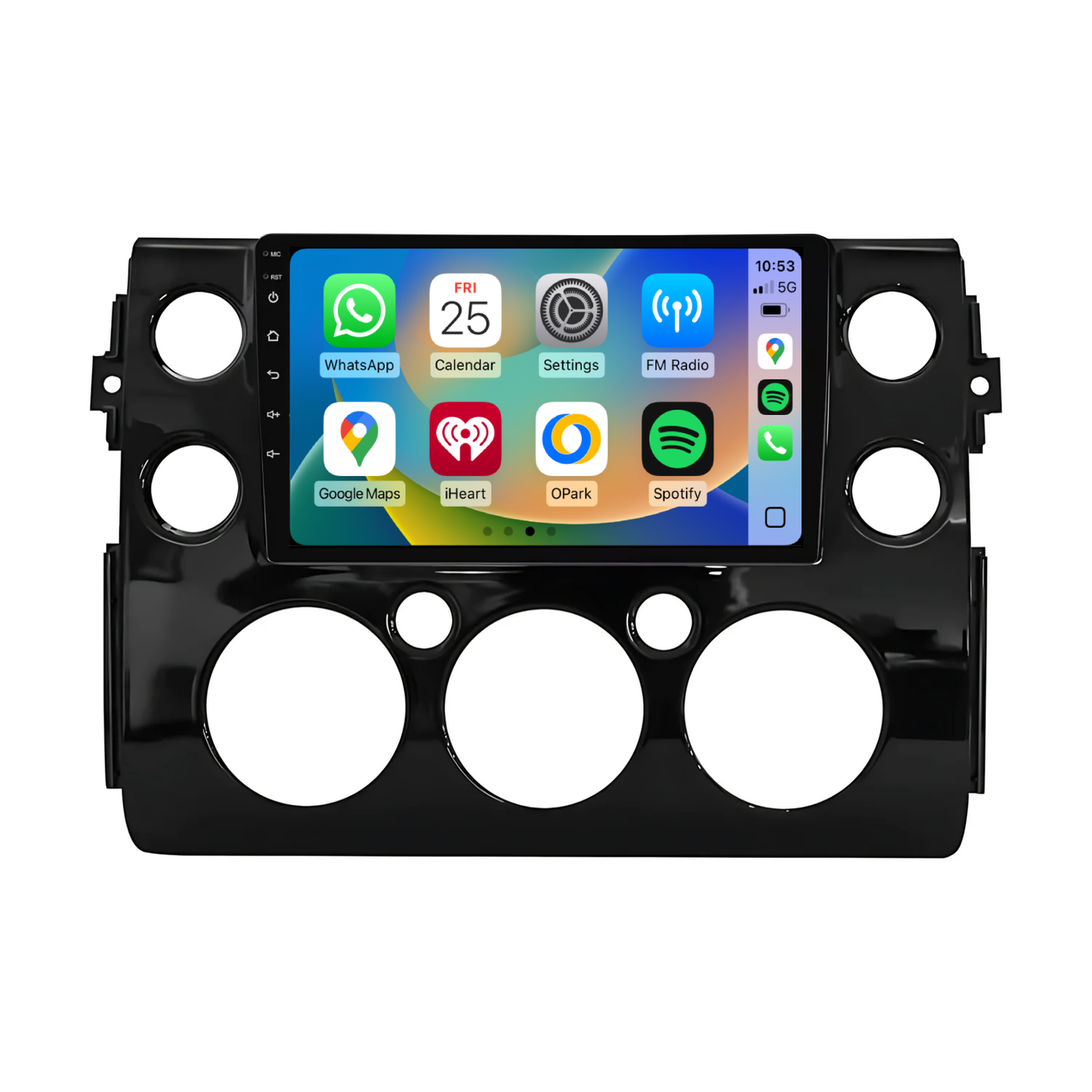 Toyota FJ Cruiser (2012-2016) Plug & Play Head Unit Upgrade Kit: Wireless & Wired Apple CarPlay & Android Auto