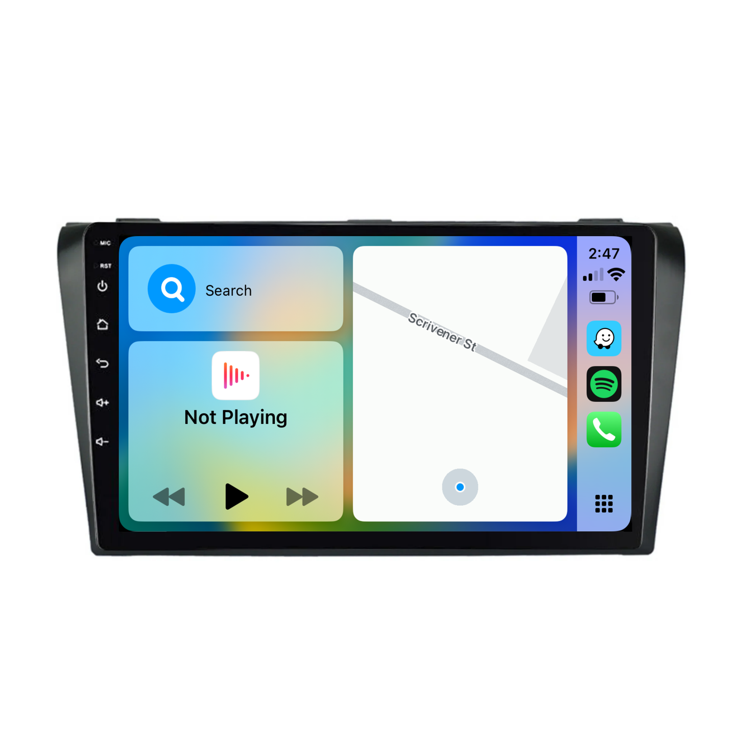 Mazda3 (2004-2012) Plug & Play Head Unit Upgrade Kit: Wireless & Wired Apple CarPlay & Android Auto