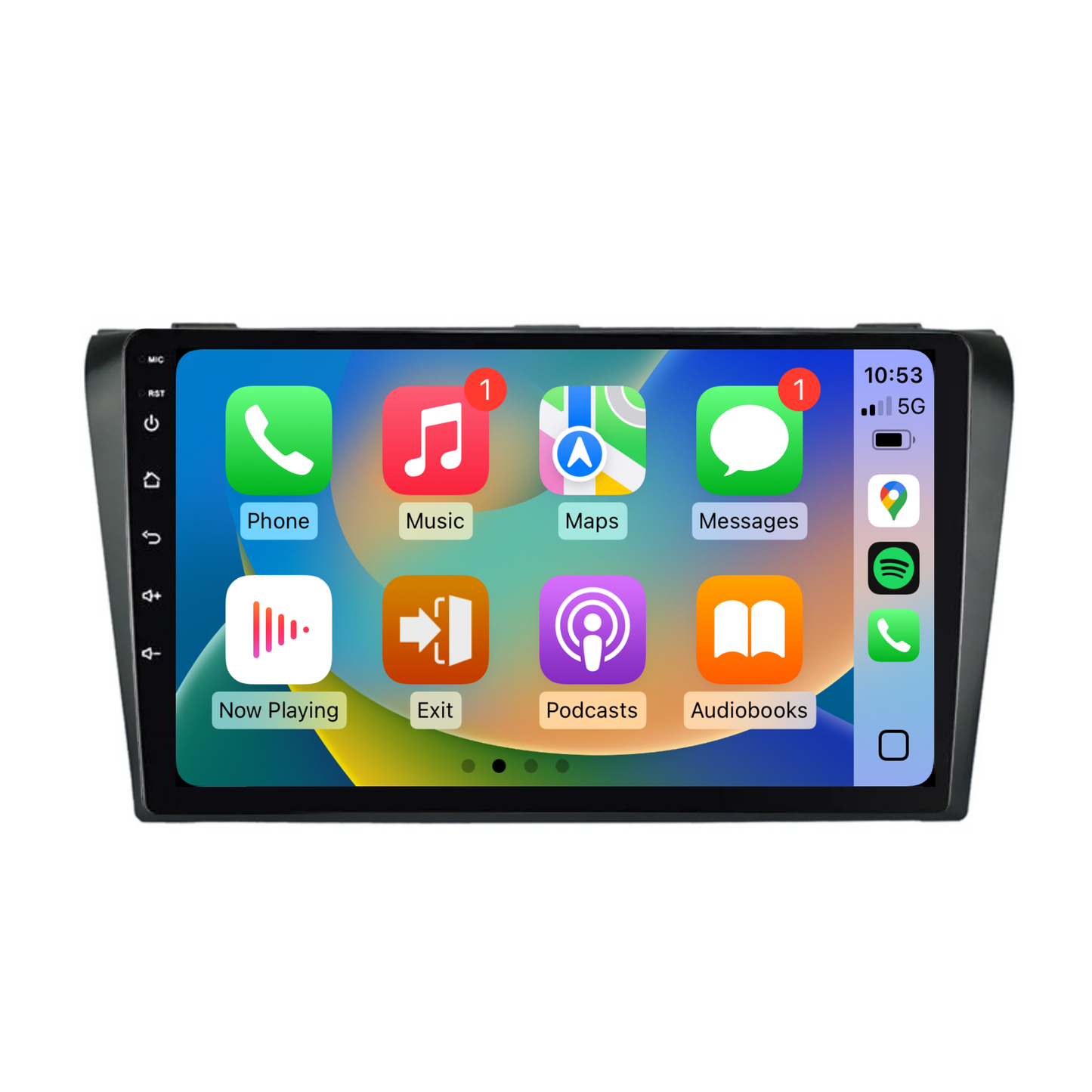 Mazda3 (2004-2012) Plug & Play Head Unit Upgrade Kit: Wireless & Wired Apple CarPlay & Android Auto