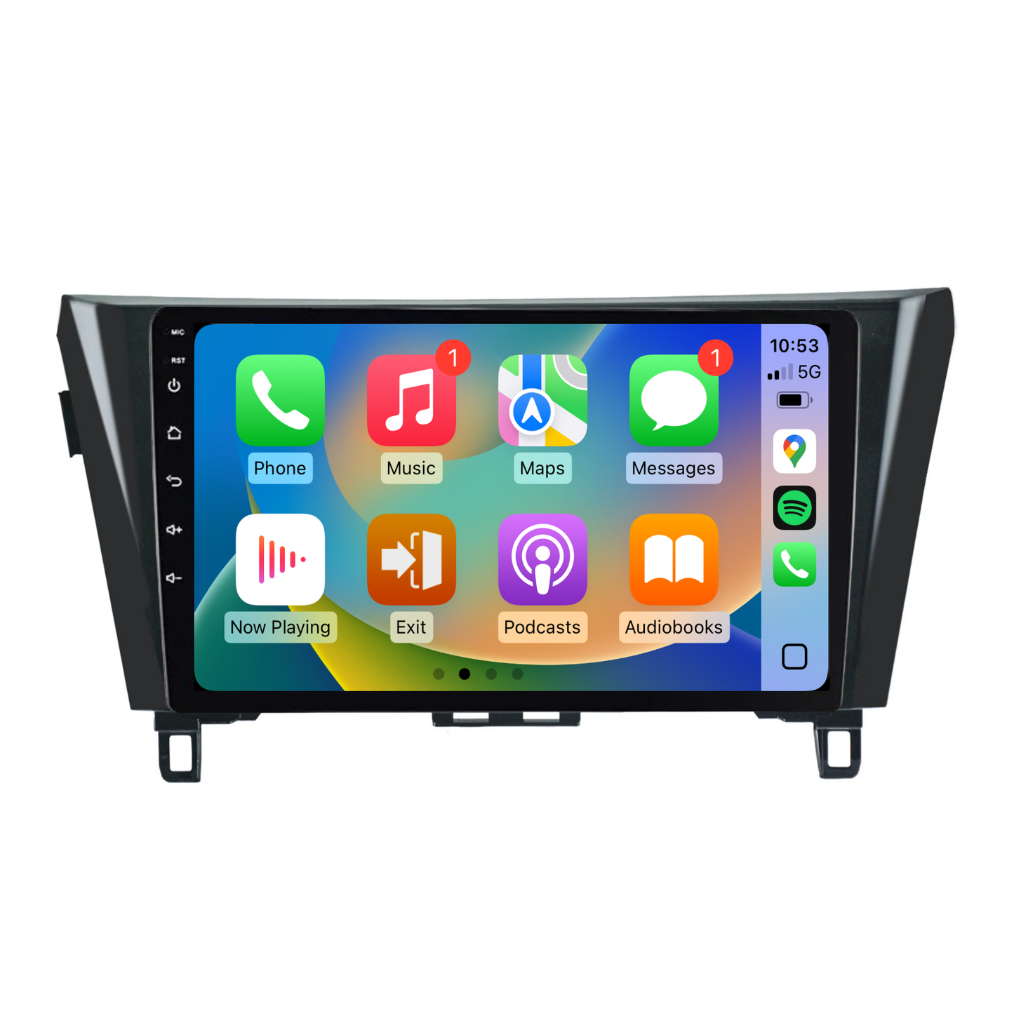 Nissan Qashqai / X-TRAIL (2014-2021) Plug & Play Head Unit Upgrade Kit: Wireless & Wired Apple CarPlay & Android Auto