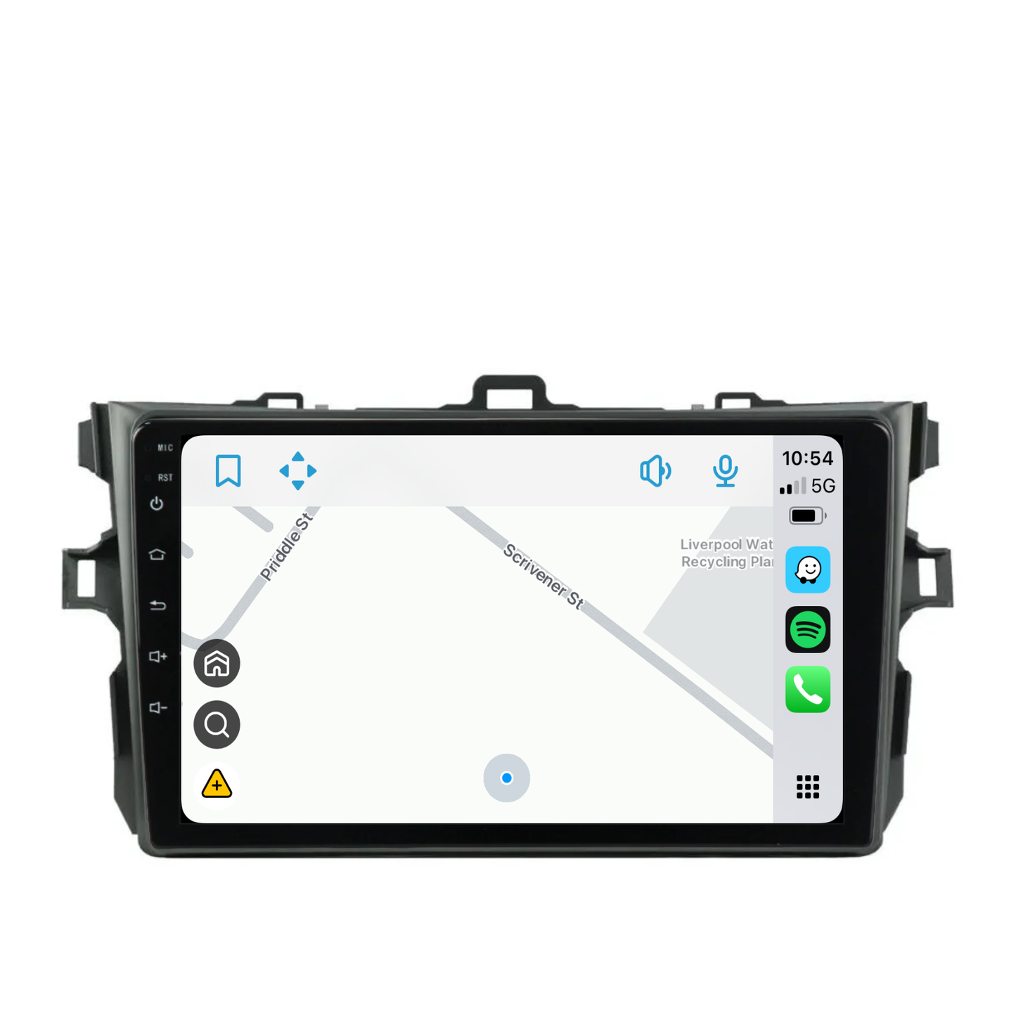 Toyota Corolla Sedan (2007-2013) Plug & Play Head Unit Upgrade Kit: Wireless & Wired Apple CarPlay & Android Auto
