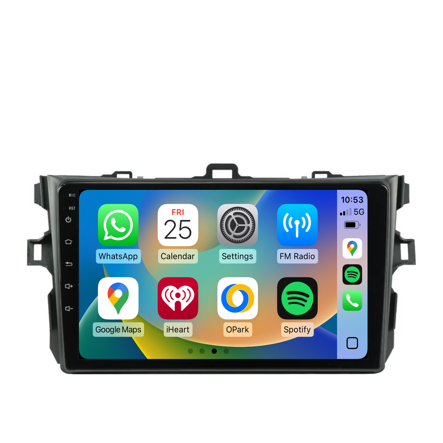 Toyota Corolla Sedan (2007-2013) Plug & Play Head Unit Upgrade Kit: Wireless & Wired Apple CarPlay & Android Auto