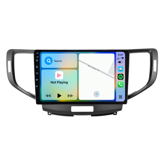 Honda Accord Euro (2008-2012) Plug & Play Head Unit Upgrade Kit: Wireless & Wired Apple CarPlay & Android Auto