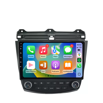 Honda Accord Euro (2003-2007) Plug & Play Head Unit Upgrade Kit: Wireless & Wired Apple CarPlay & Android Auto