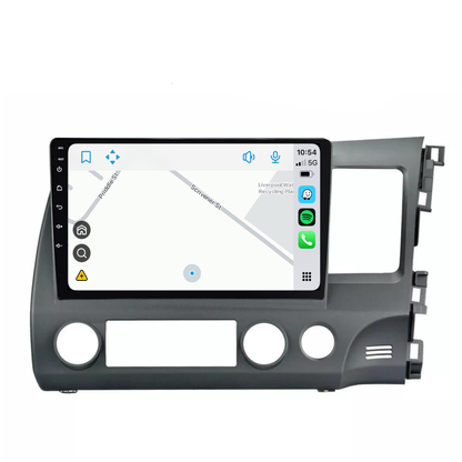 Honda Civic (2007-2011) Plug & Play Head Unit Upgrade Kit: Wireless & Wired Apple CarPlay & Android Auto