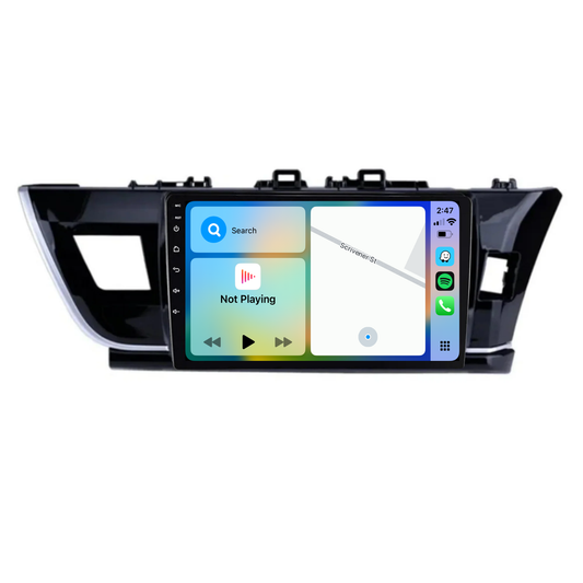 Toyota Corolla Sedan (2014-2016) Plug & Play Head Unit Upgrade Kit: Wireless & Wired Apple CarPlay & Android Auto