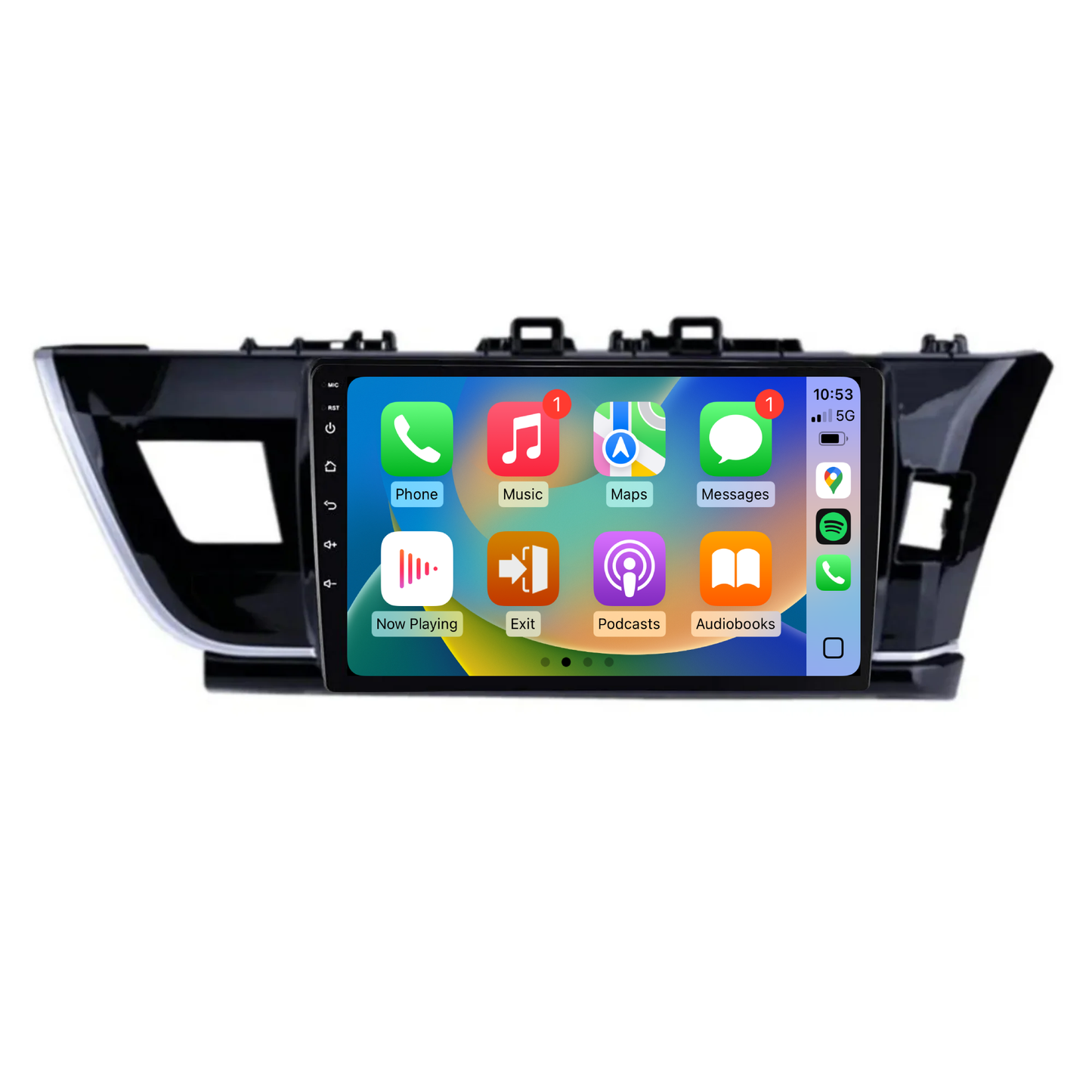 Toyota Corolla Sedan (2014-2016) Plug & Play Head Unit Upgrade Kit: Wireless & Wired Apple CarPlay & Android Auto