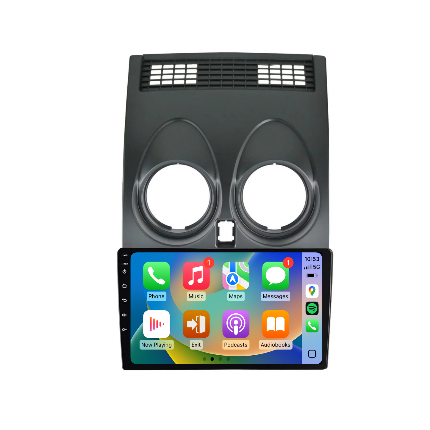 Nissan Dualis (2008-2014) Plug & Play Head Unit Upgrade Kit: Wireless & Wired Apple CarPlay & Android Auto