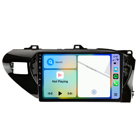 Toyota Hilux N80 / SR5 (2014-2022) Plug & Play Head Unit Upgrade Kit: Wireless & Wired Apple CarPlay & Android Auto