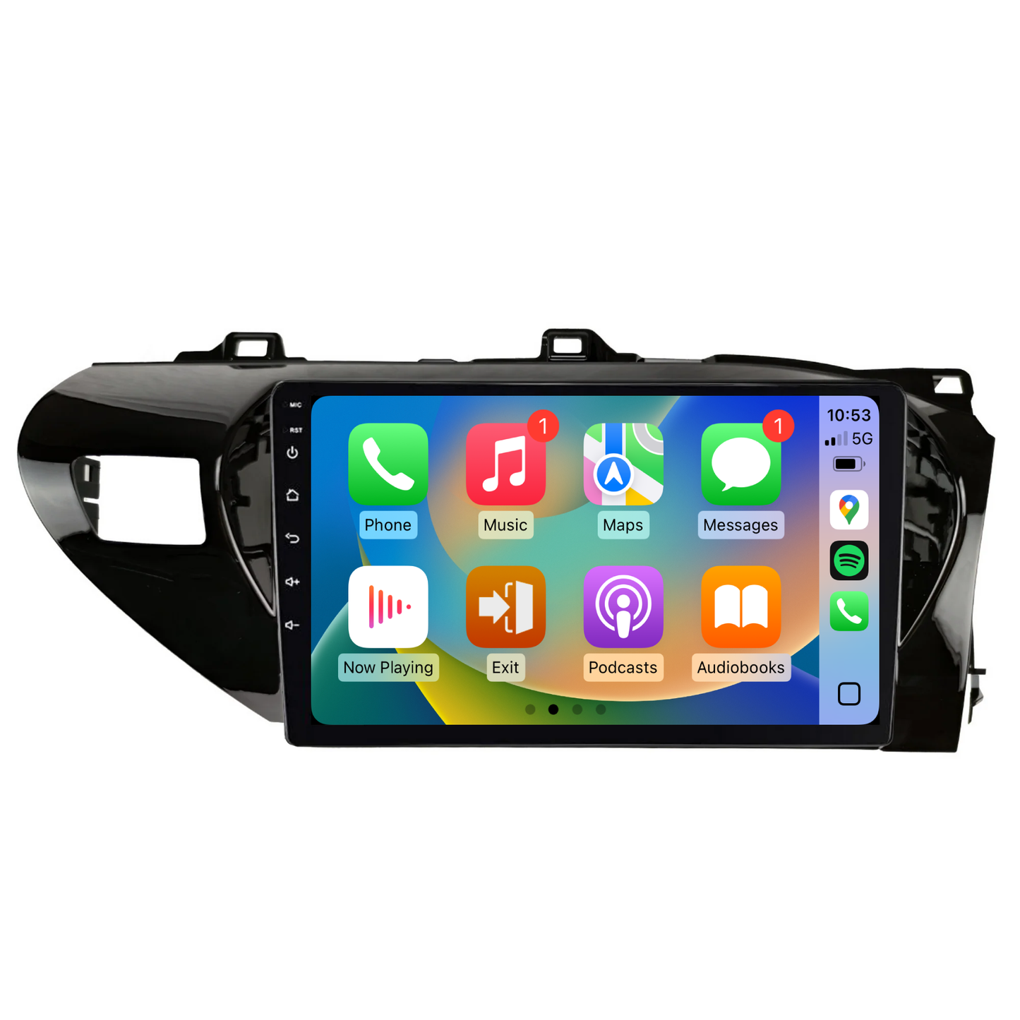 Toyota Hilux N80 / SR5 (2014-2022) Plug & Play Head Unit Upgrade Kit: Wireless & Wired Apple CarPlay & Android Auto