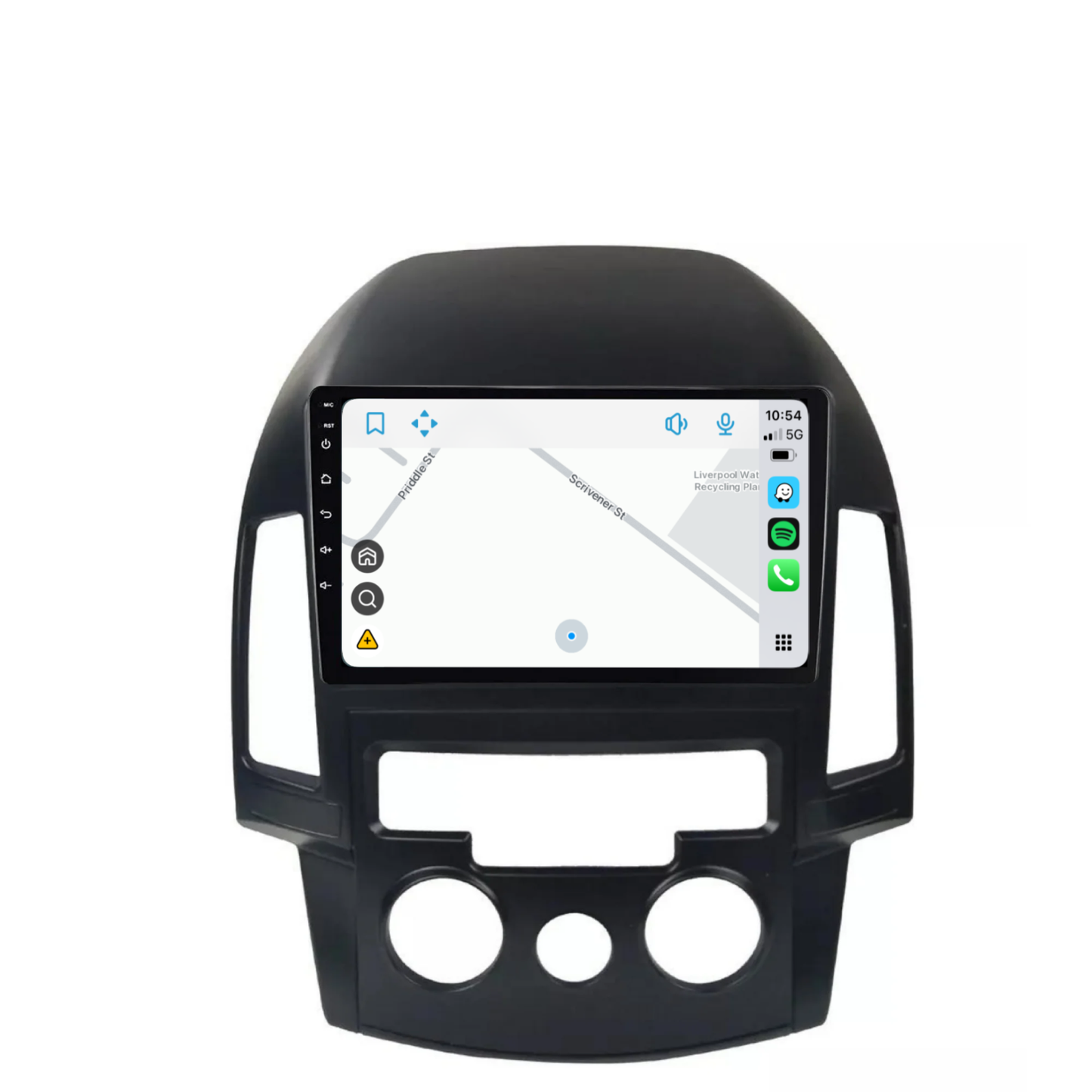Hyundai i30 (Manual AC) (2007-2012) Plug & Play Head Unit Upgrade Kit: Wireless & Wired Apple CarPlay & Android Auto