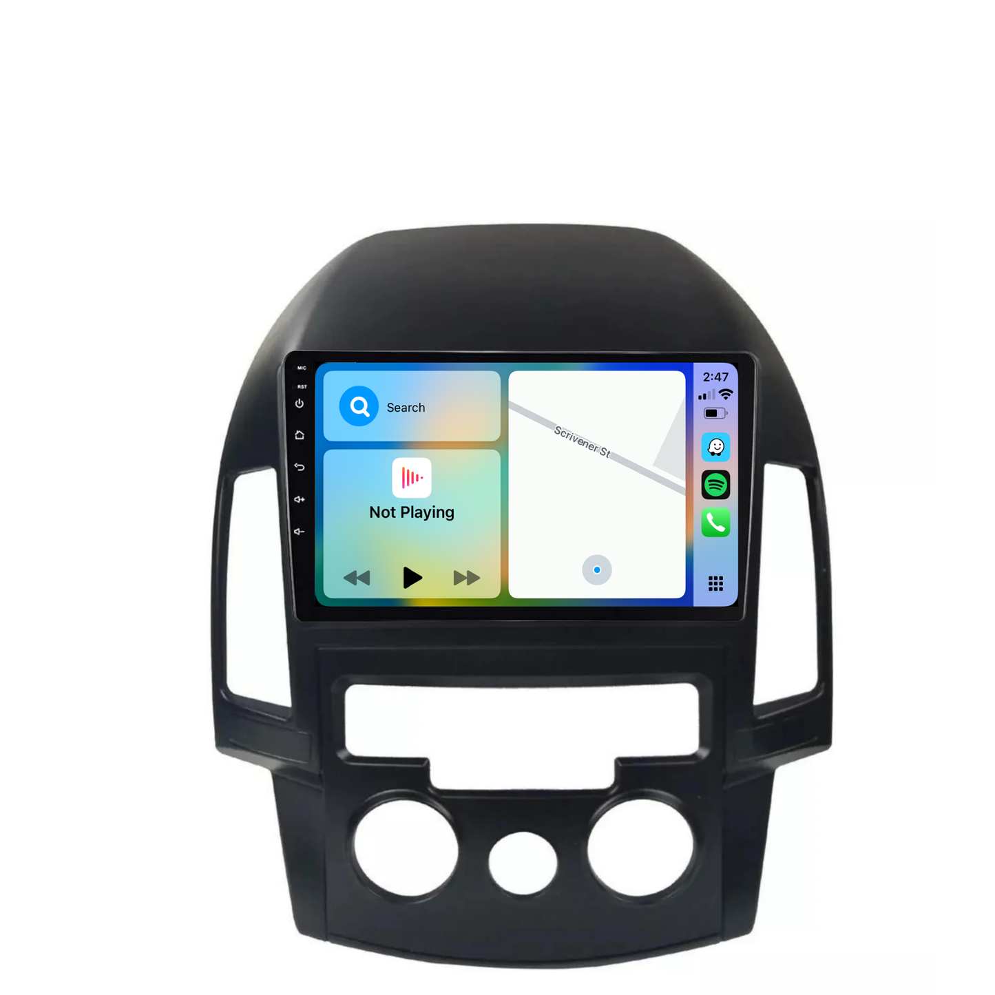 Hyundai i30 (Manual AC) (2007-2012) Plug & Play Head Unit Upgrade Kit: Wireless & Wired Apple CarPlay & Android Auto