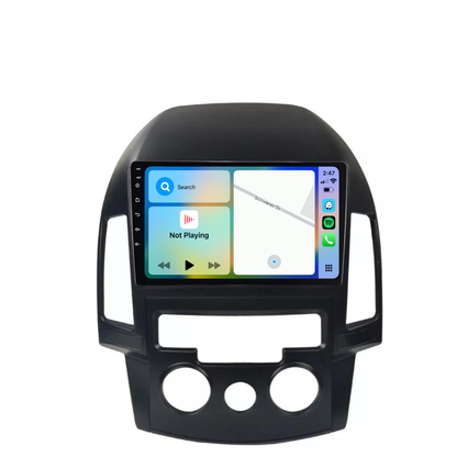 Hyundai i30 (Manual AC) (2007-2012) Plug & Play Head Unit Upgrade Kit: Wireless & Wired Apple CarPlay & Android Auto