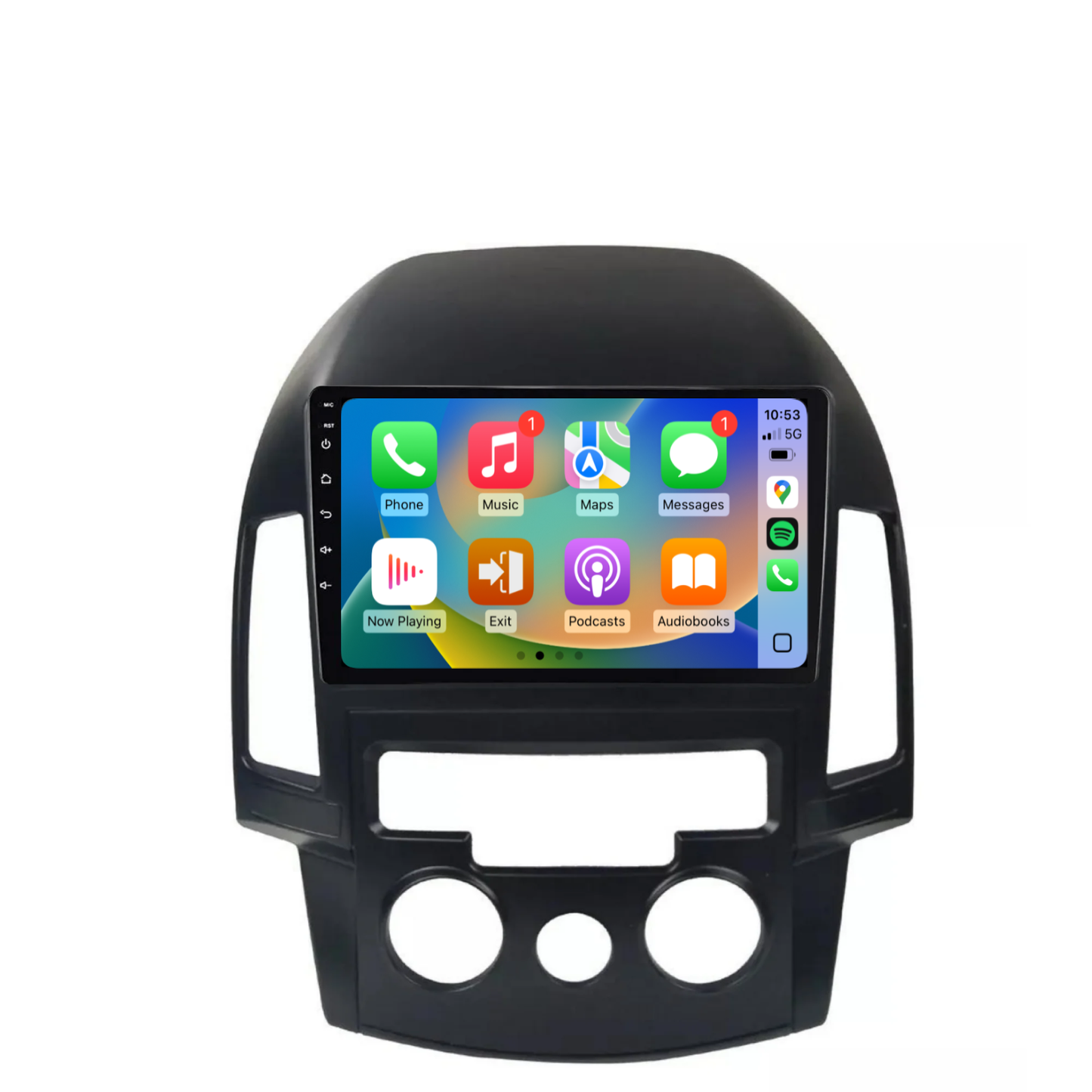 Hyundai i30 (Manual AC) (2007-2012) Plug & Play Head Unit Upgrade Kit: Wireless & Wired Apple CarPlay & Android Auto