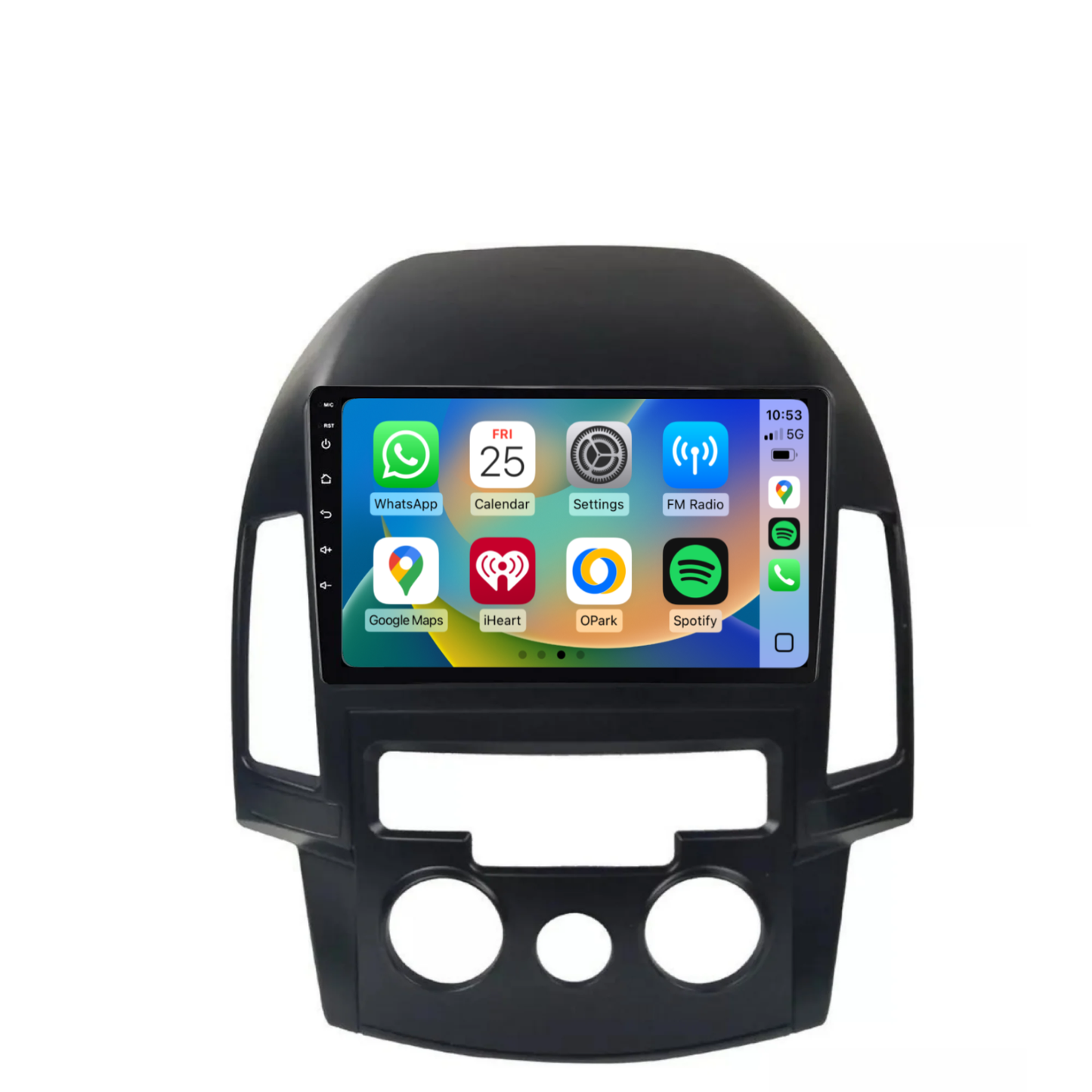 Hyundai i30 (Manual AC) (2007-2012) Plug & Play Head Unit Upgrade Kit: Wireless & Wired Apple CarPlay & Android Auto