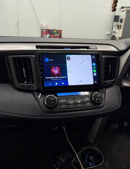 Toyota RAV4 (2013-2018) Plug & Play Head Unit Upgrade Kit: Wireless & Wired Apple CarPlay & Android Auto