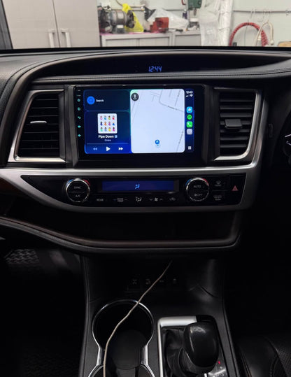 Toyota Kluger (2015-2018) Plug & Play Head Unit Upgrade Kit: Wireless & Wired Apple CarPlay & Android Auto