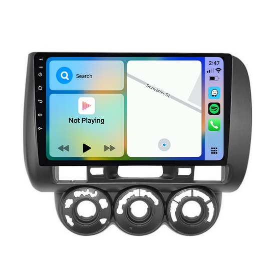 Honda Fit/Jazz/City (2002-2008) Plug & Play Head Unit Upgrade Kit: Wireless & Wired Apple CarPlay & Android Auto