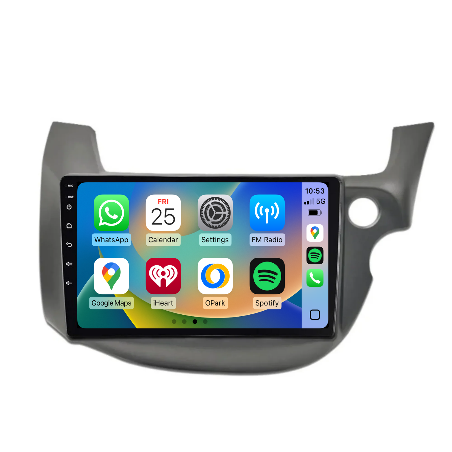 Honda Fit/Jazz (2008-2013) Plug & Play Head Unit Upgrade Kit: Wireless & Wired Apple CarPlay & Android Auto