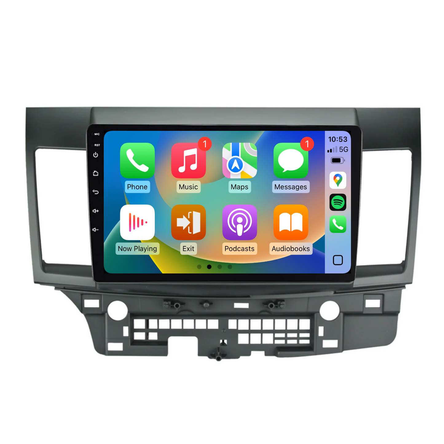 Mitsubishi Lancer (2010-2018) Plug & Play Head Unit Upgrade Kit: Wireless & Wired Apple CarPlay & Android Auto