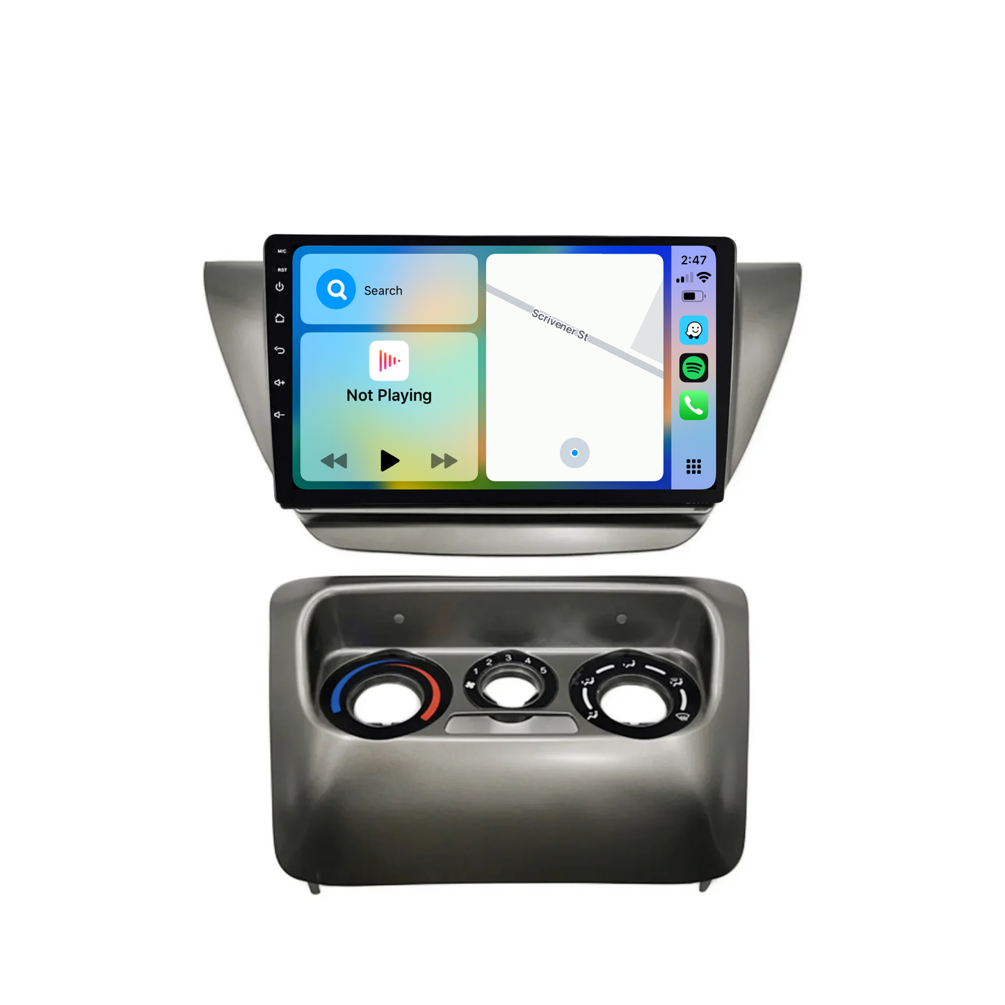 Mitsubishi Lancer (2005-2010) Plug & Play Head Unit Upgrade Kit: Wireless & Wired Apple CarPlay & Android Auto