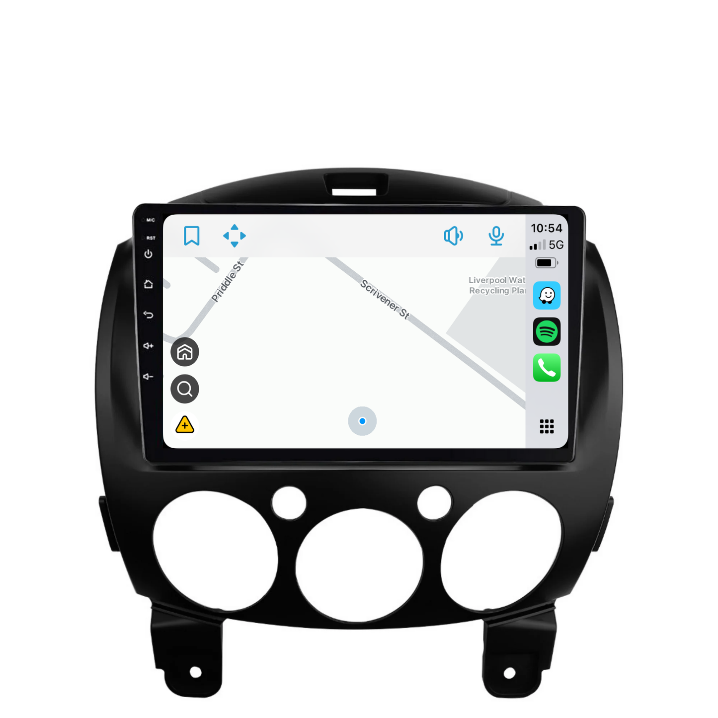 Mazda 2 (2007-2014) Plug & Play Head Unit Upgrade Kit: Wireless & Wired Apple CarPlay & Android Auto
