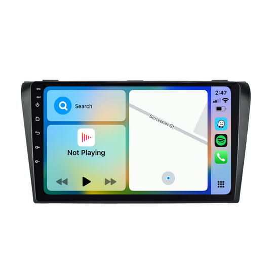 Mazda3 (2004-2012) Plug & Play Head Unit Upgrade Kit: Wireless & Wired Apple CarPlay & Android Auto