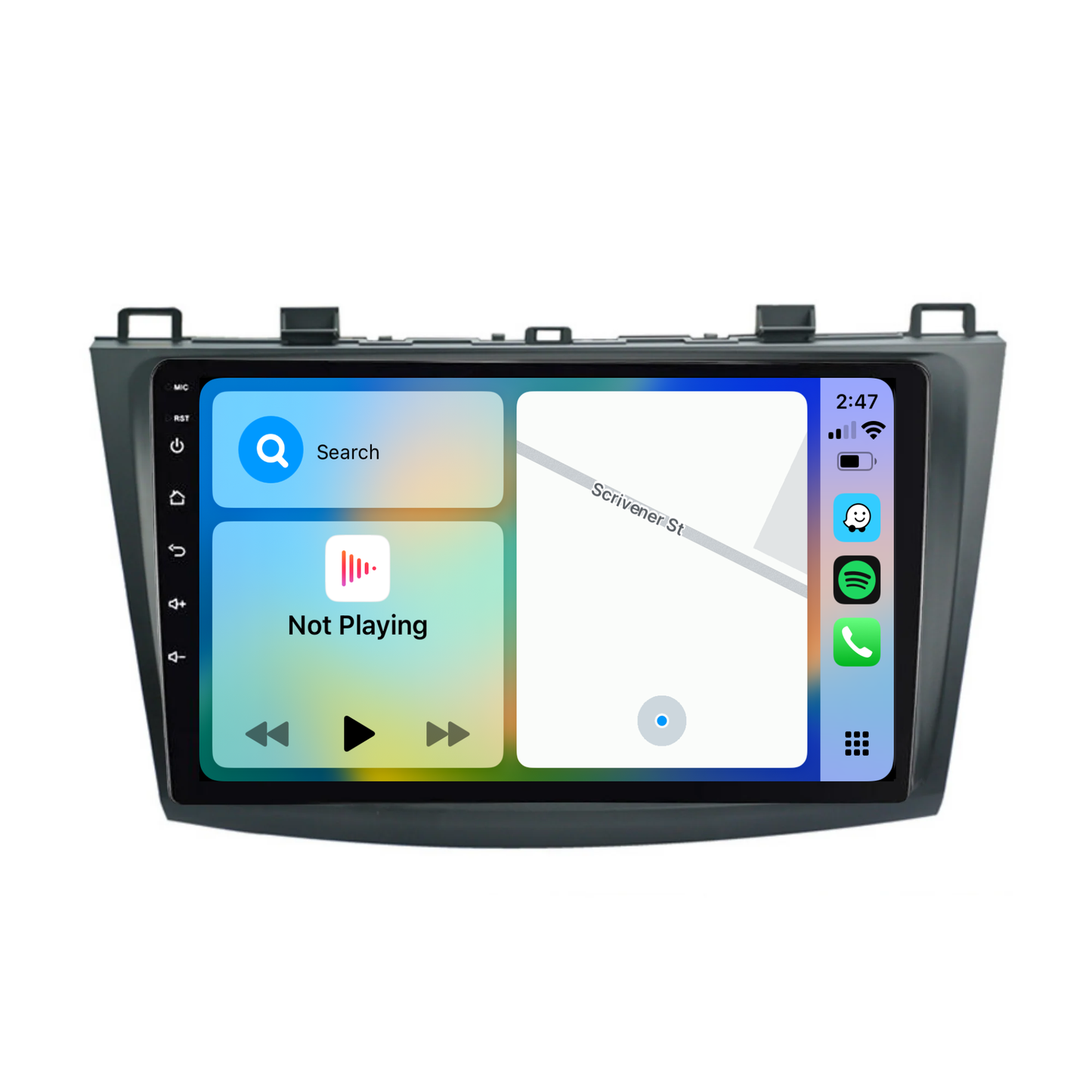 Mazda3 (2009-2013) Plug & Play Head Unit Upgrade Kit: Wireless & Wired Apple CarPlay & Android Auto