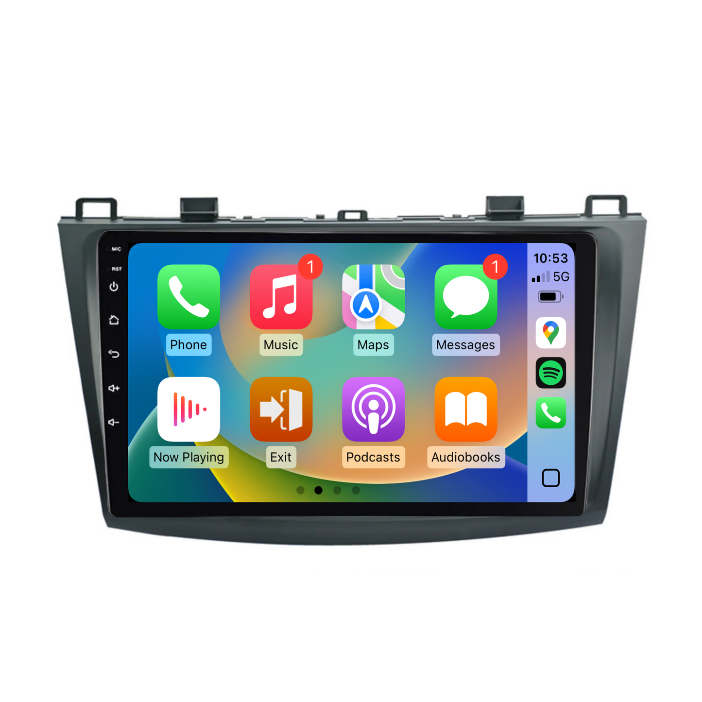 Mazda3 (2009-2013) Plug & Play Head Unit Upgrade Kit: Wireless & Wired Apple CarPlay & Android Auto