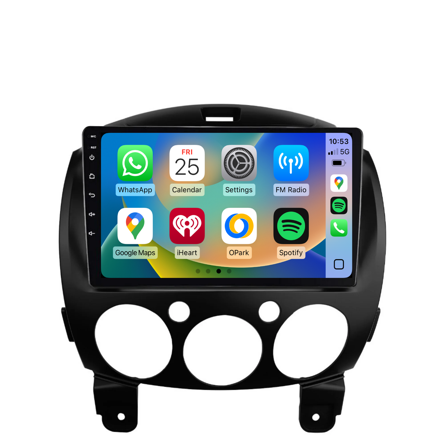 Mazda 2 (2007-2014) Plug & Play Head Unit Upgrade Kit: Wireless & Wired Apple CarPlay & Android Auto