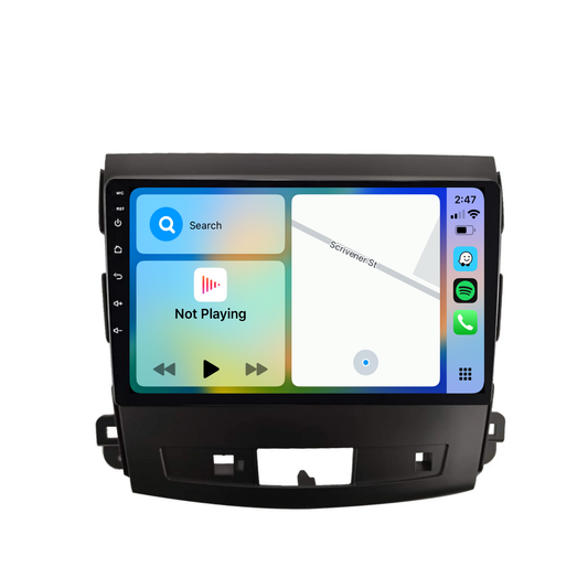 Mitsubishi Outlander (2008-2012) Plug & Play Head Unit Upgrade Kit: Wireless & Wired Apple CarPlay & Android Auto