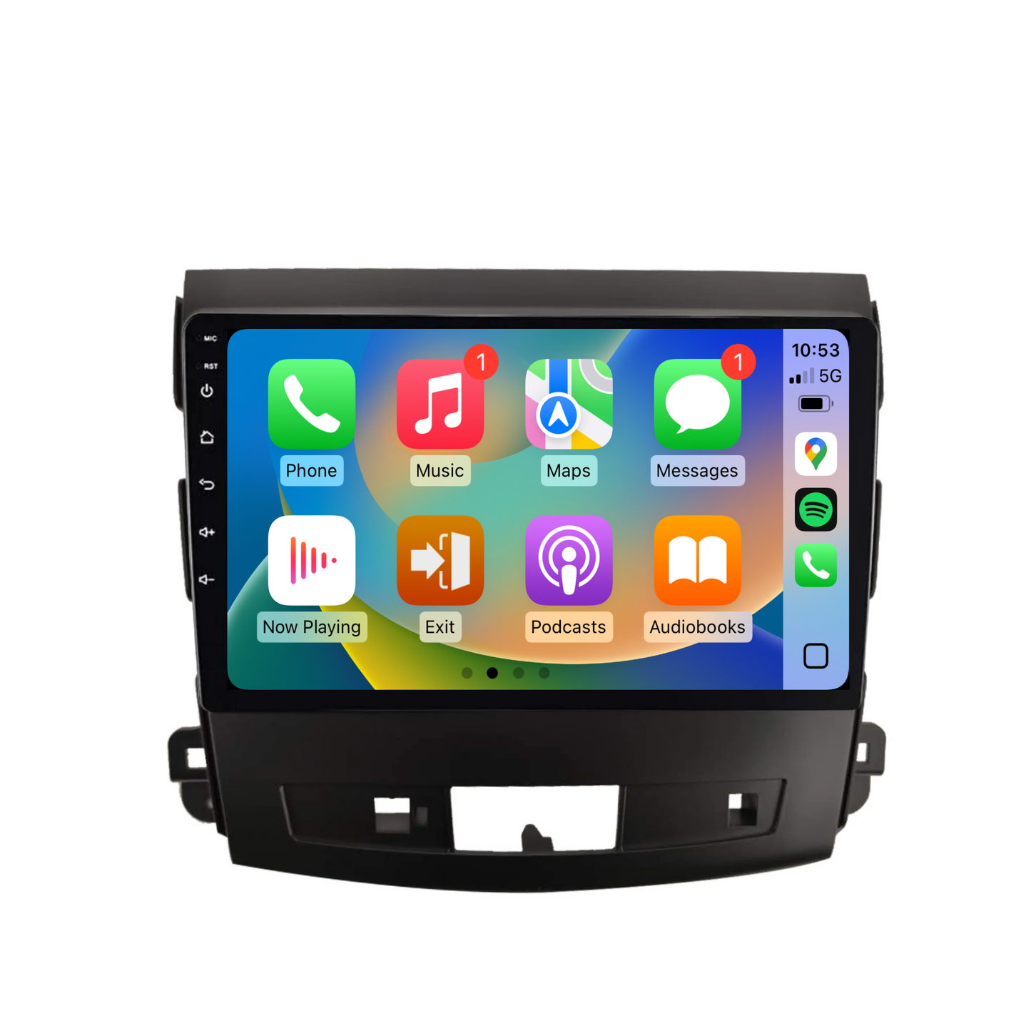 Mitsubishi Outlander (2008-2012) Plug & Play Head Unit Upgrade Kit: Wireless & Wired Apple CarPlay & Android Auto