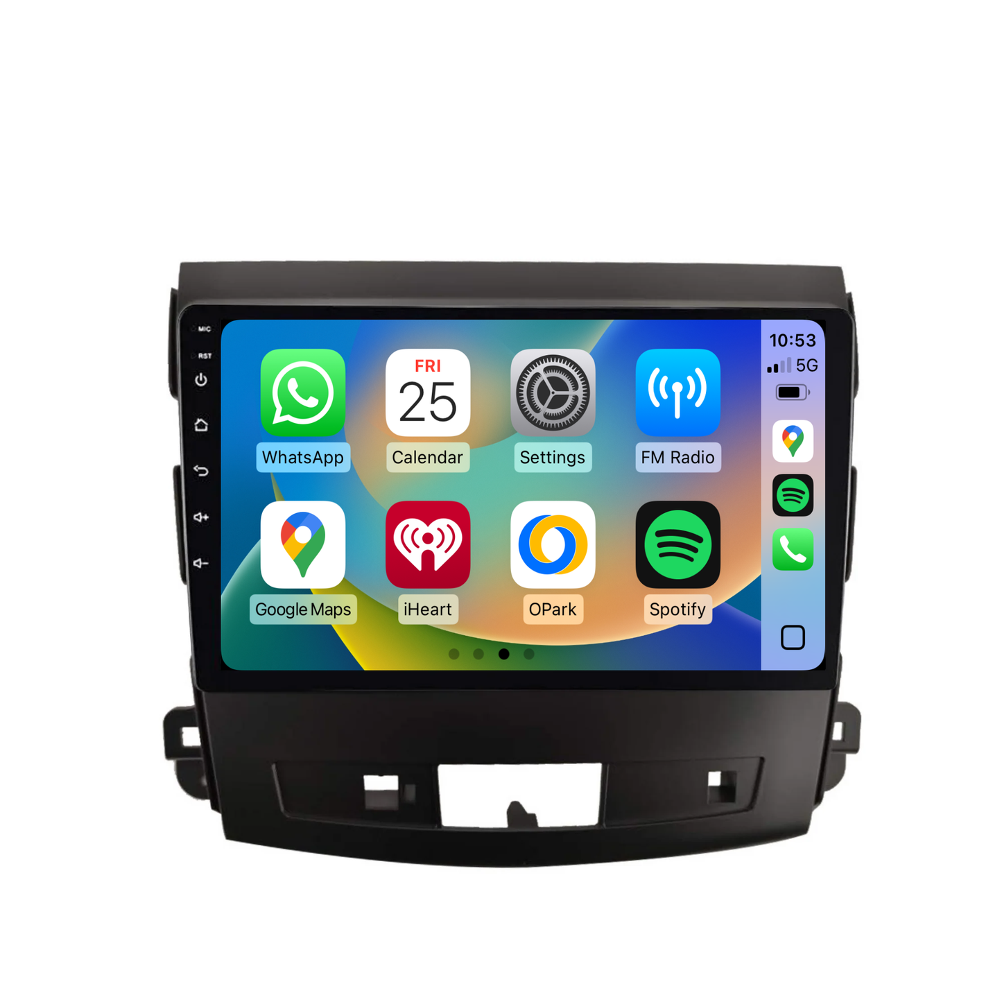 Mitsubishi Outlander (2008-2012) Plug & Play Head Unit Upgrade Kit: Wireless & Wired Apple CarPlay & Android Auto