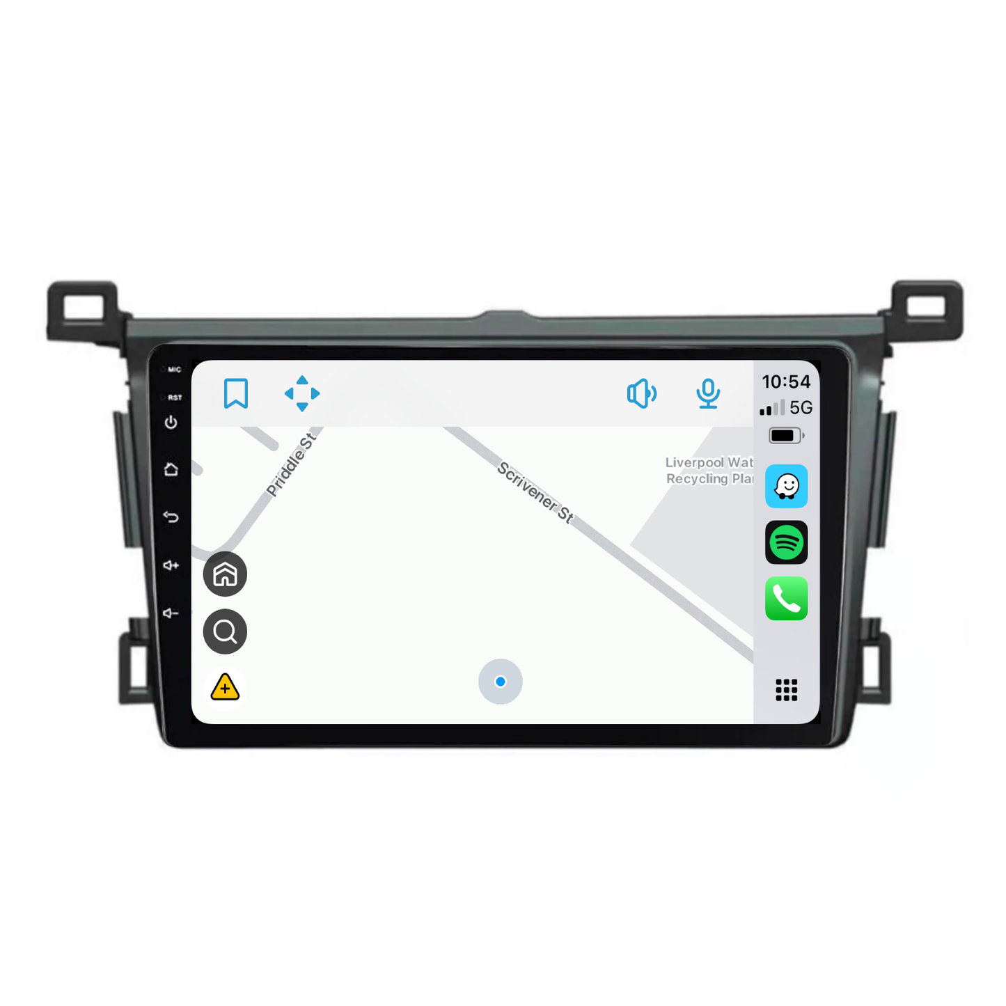 Toyota RAV4 (2013-2018) Plug & Play Head Unit Upgrade Kit: Wireless & Wired Apple CarPlay & Android Auto