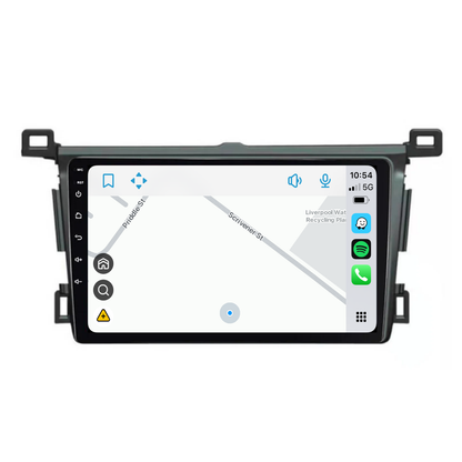 Toyota RAV4 (2013-2018) Plug & Play Head Unit Upgrade Kit: Wireless & Wired Apple CarPlay & Android Auto