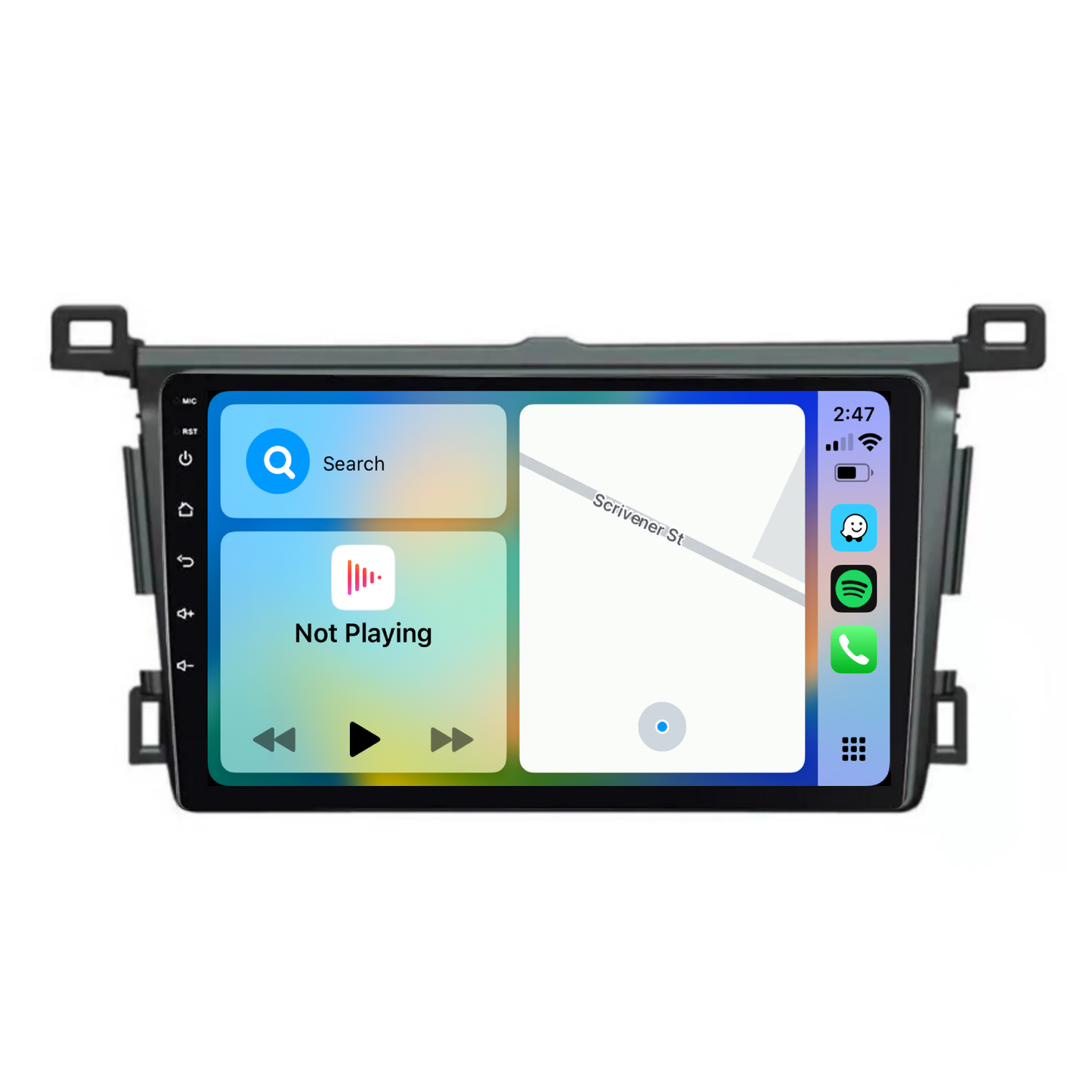 Toyota RAV4 (2013-2018) Plug & Play Head Unit Upgrade Kit: Wireless & Wired Apple CarPlay & Android Auto