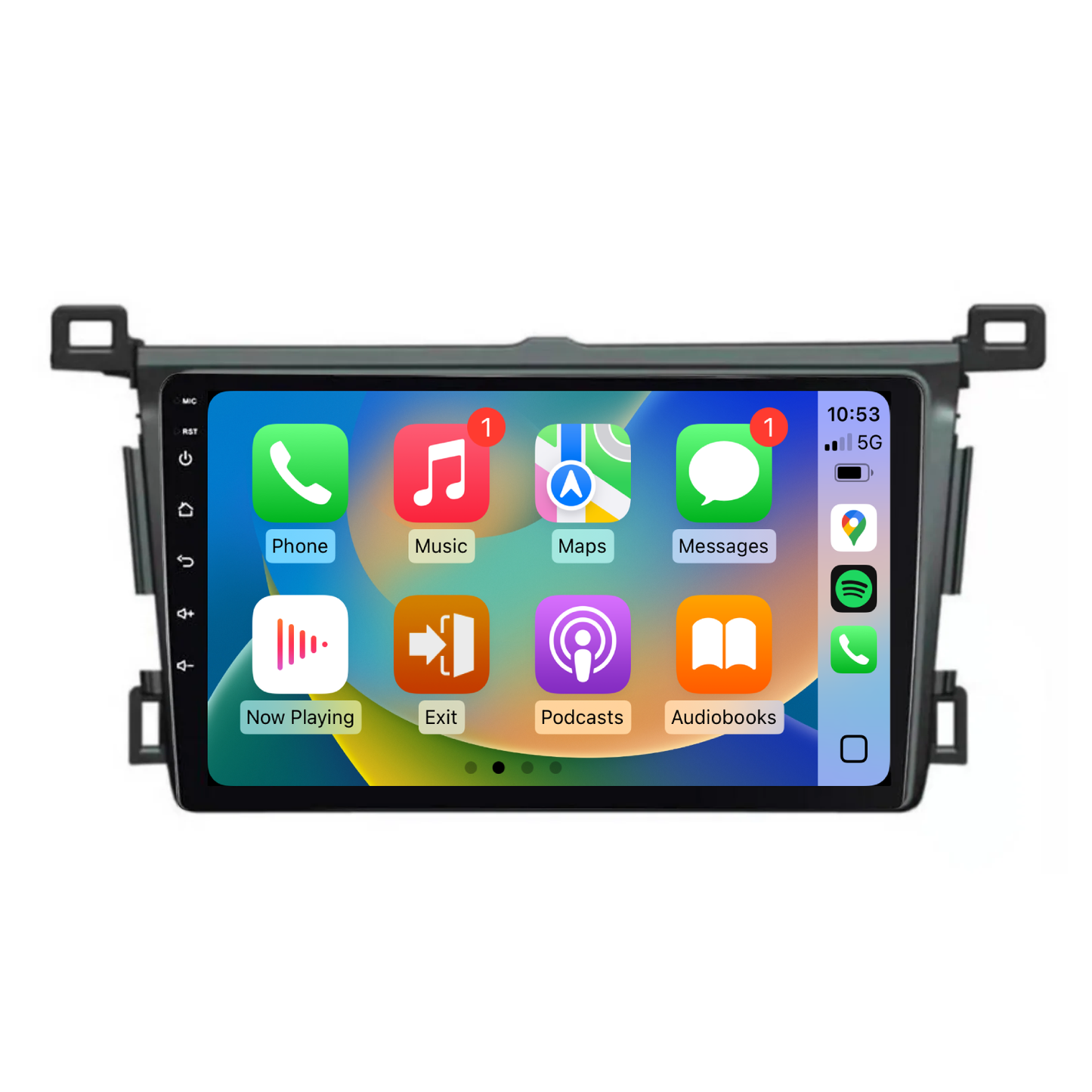 Toyota RAV4 (2013-2018) Plug & Play Head Unit Upgrade Kit: Wireless & Wired Apple CarPlay & Android Auto