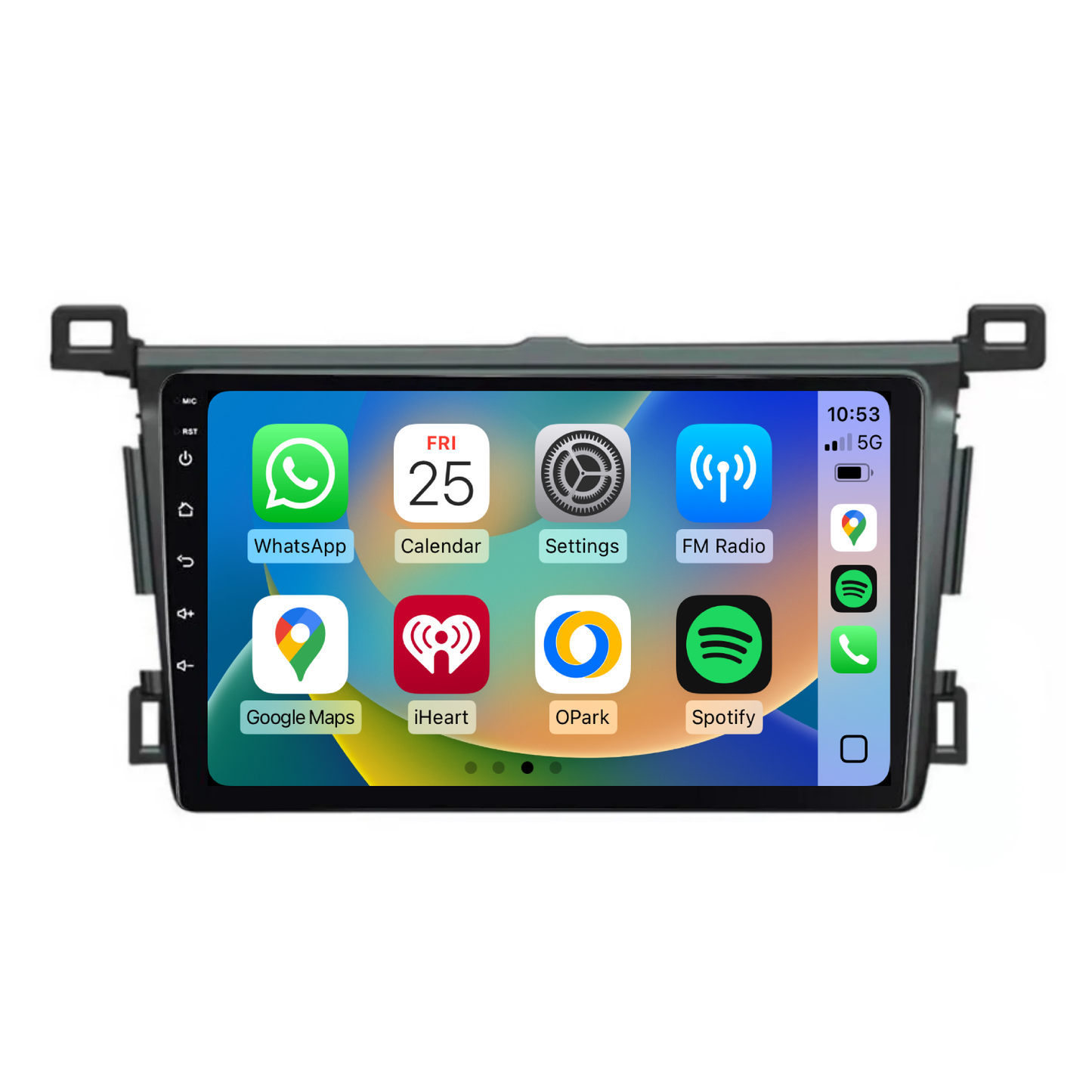 Toyota RAV4 (2013-2018) Plug & Play Head Unit Upgrade Kit: Wireless & Wired Apple CarPlay & Android Auto