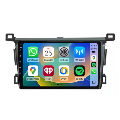 Toyota RAV4 (2013-2018) Plug & Play Head Unit Upgrade Kit: Wireless & Wired Apple CarPlay & Android Auto