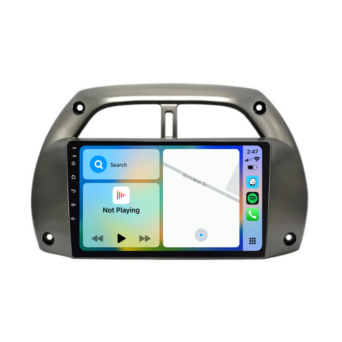 Toyota RAV4 (2001-2006) Plug & Play Head Unit Upgrade Kit: Wireless & Wired Apple CarPlay & Android Auto