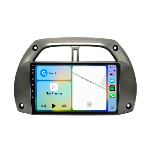 Toyota RAV4 (2001-2006) Plug & Play Head Unit Upgrade Kit: Wireless & Wired Apple CarPlay & Android Auto