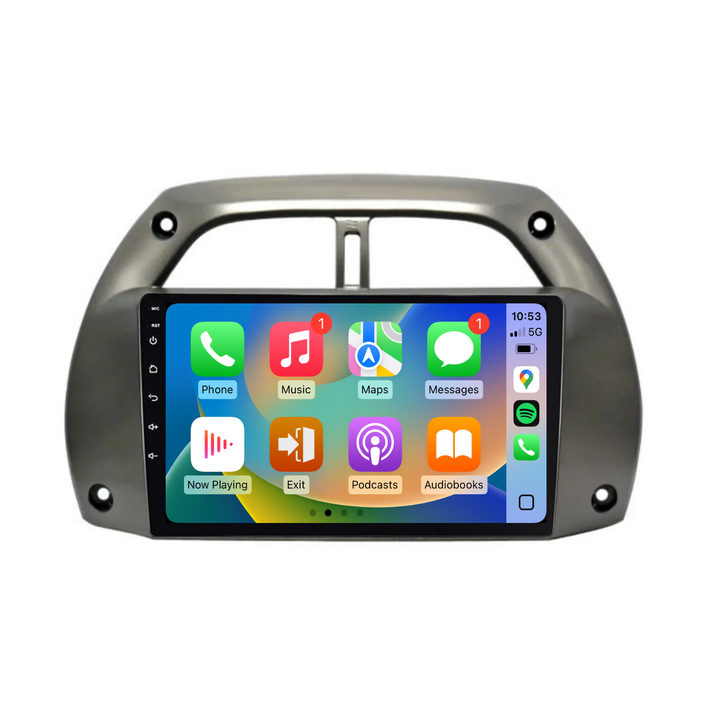 Toyota RAV4 (2001-2006) Plug & Play Head Unit Upgrade Kit: Wireless & Wired Apple CarPlay & Android Auto