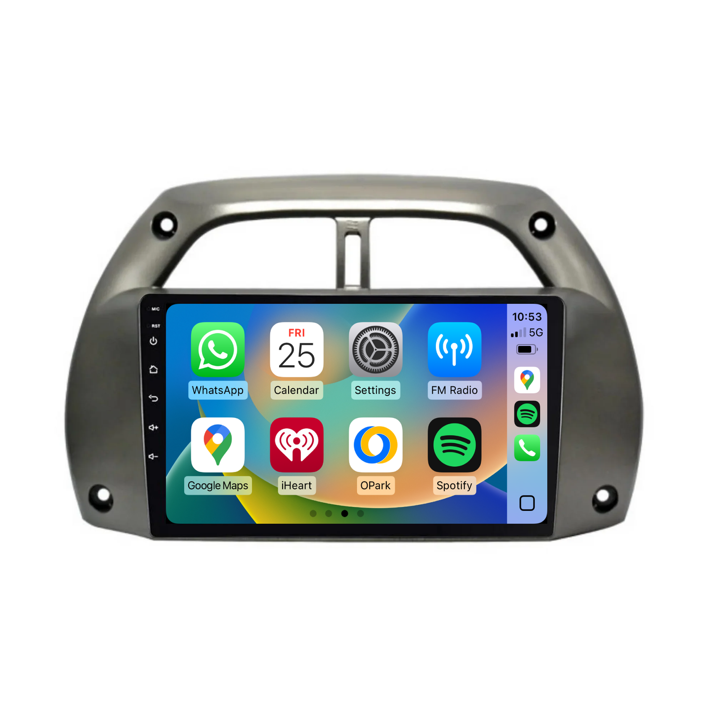 Toyota RAV4 (2001-2006) Plug & Play Head Unit Upgrade Kit: Wireless & Wired Apple CarPlay & Android Auto