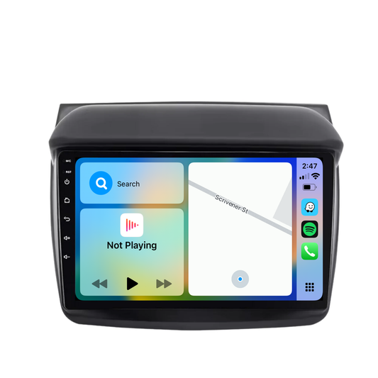 Mitsubishi MN ML Triton / L200 (2006-2015) Plug & Play Head Unit Upgrade Kit: Wireless & Wired Apple CarPlay & Android Auto