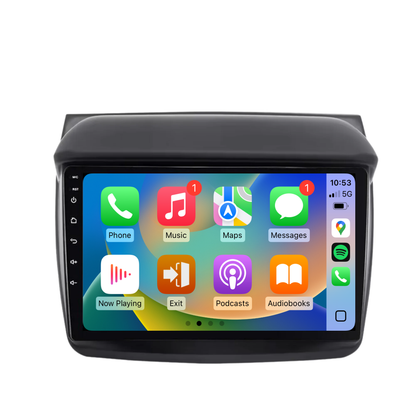 Mitsubishi MN ML Triton / L200 (2006-2015) Plug & Play Head Unit Upgrade Kit: Wireless & Wired Apple CarPlay & Android Auto