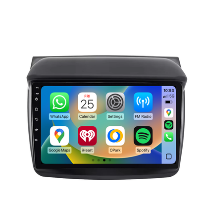 Mitsubishi MN ML Triton / L200 (2006-2015) Plug & Play Head Unit Upgrade Kit: Wireless & Wired Apple CarPlay & Android Auto