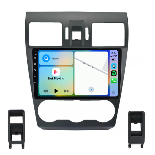 Subaru Forester/Impreza/XV/WRX (2012-2015) Plug & Play Head Unit Upgrade Kit: Wireless & Wired Apple CarPlay & Android Auto